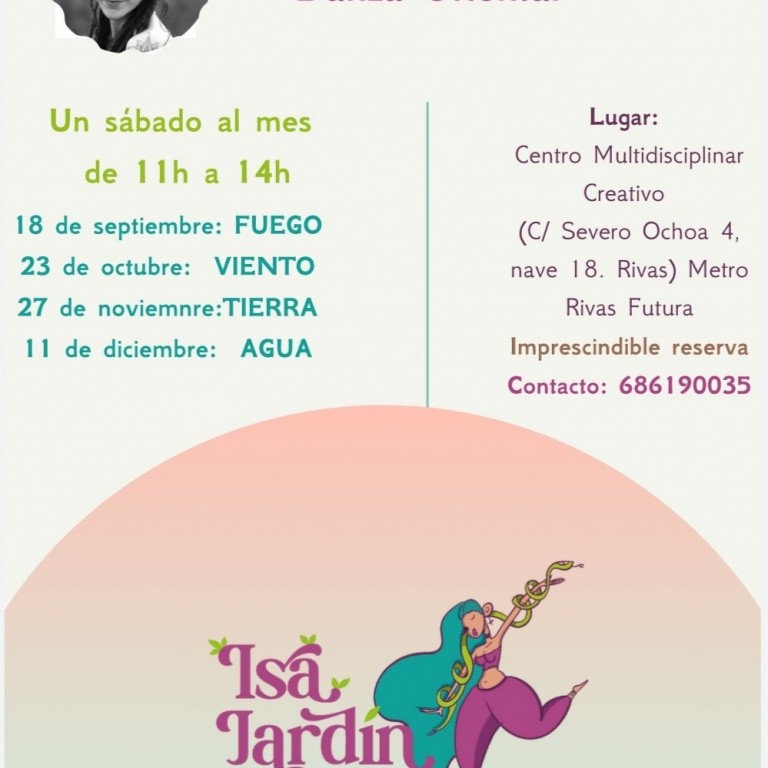 cartel informativo sobre los talleres